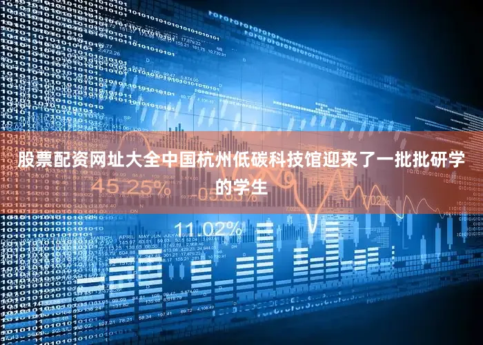 股票配资网址大全中国杭州低碳科技馆迎来了一批批研学的学生