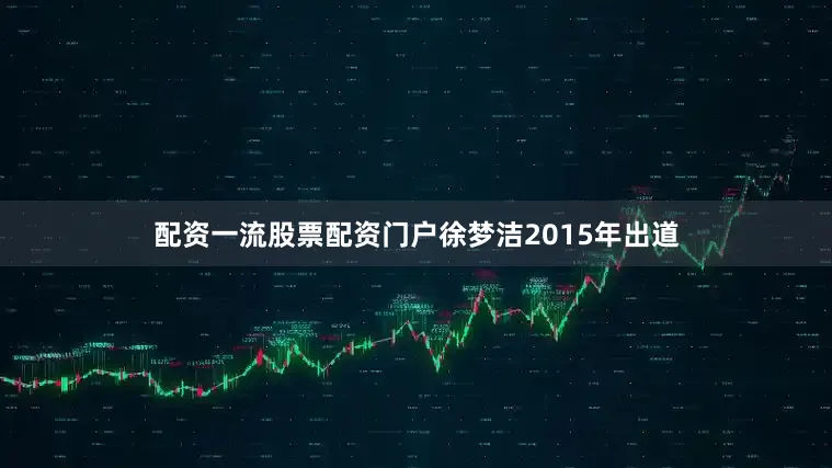 配资一流股票配资门户徐梦洁2015年出道